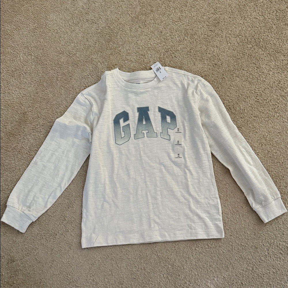 GAP Kids Light Gray Long Sleeve Tee